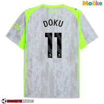 Moške Nogometnih dresov Manchester City Jeremy Doku #11 Tretji 2025-26 Kratki rokavi